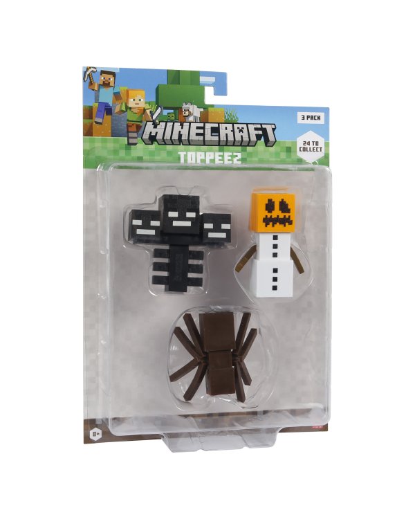 MINECRAFT 3D фигурка, 3 шт в комплекте