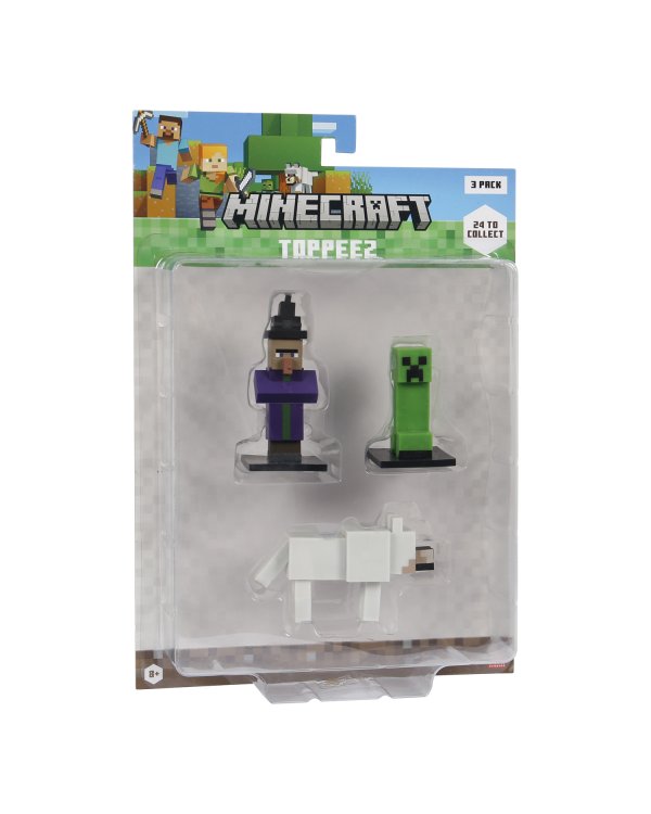 MINECRAFT 3D фигурка, 3 шт в комплекте