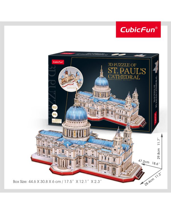 CUBICFUN 3D пазл Собор Святого Павла
