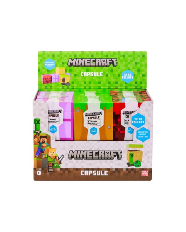 MINECRAFT фигурка в капсуле-сюрпризе, 12 см