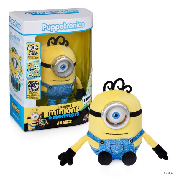 REAL FX MINIONS Palm Puppetronic интерактивная игрушка - James