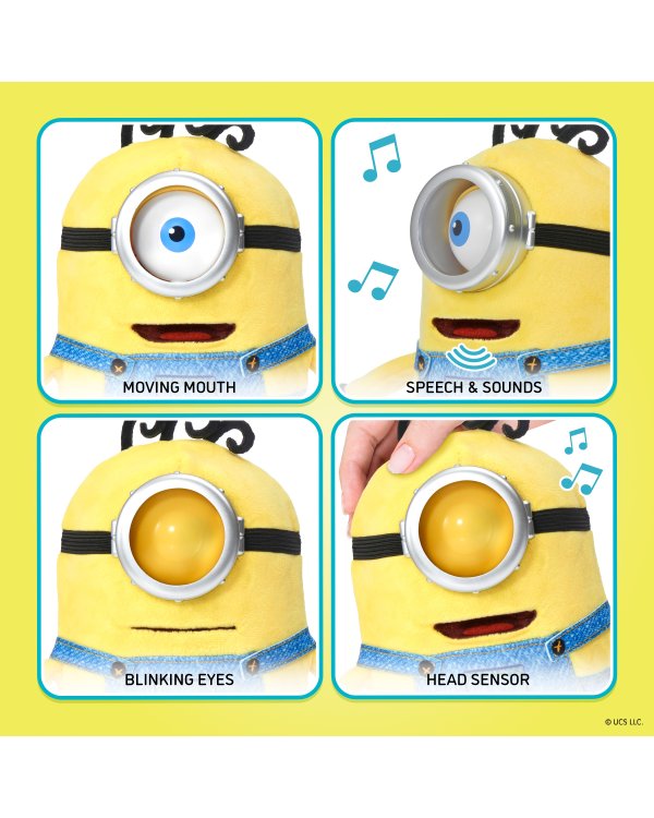 REAL FX MINIONS Palm Puppetronic интерактивная игрушка - James
