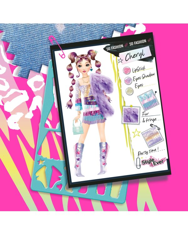 STYLE 4 EVER Набор для творчества Fashion Designer Light-up Studio