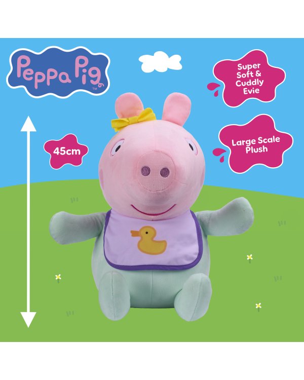 PEPPA PIG Плюшевая игрушка Evie, 30 cm