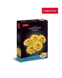CUBICFUN 3D пазл «Букет цветов – подсолнухи»