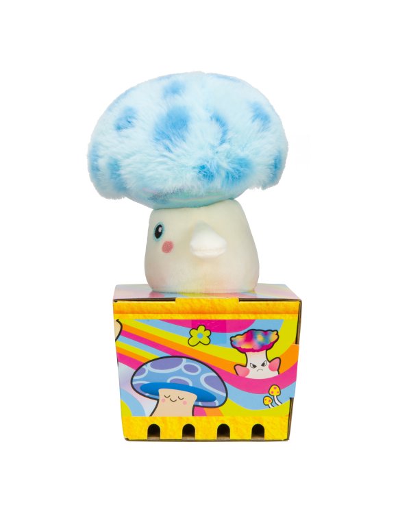 LIVING ON THE VEG S1 Мягкая игрушка Грибочек, 15 см