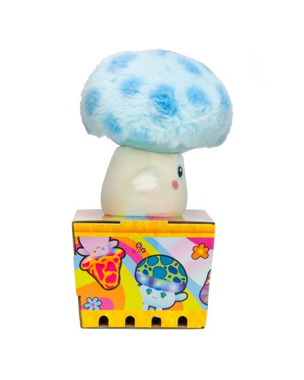 LIVING ON THE VEG S1 Мягкая игрушка Грибочек, 15 см