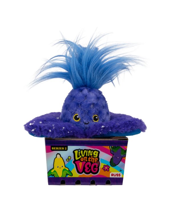 LIVING ON THE VEG Мягкая игрушка Кукуруза, 15 см, S2