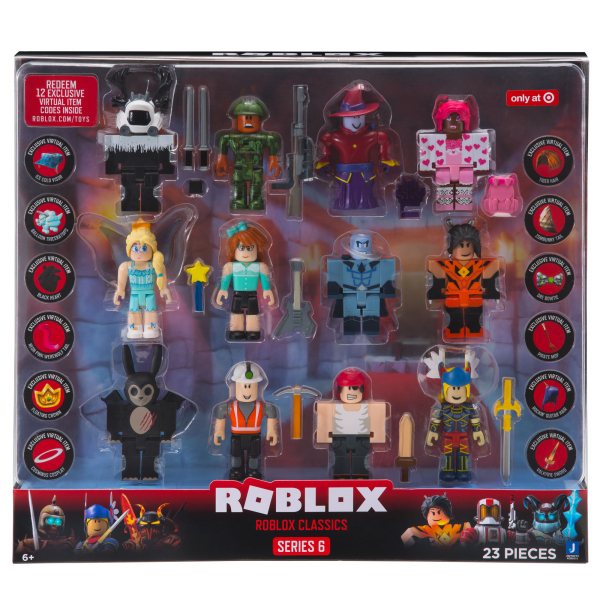 ROBLOX Коллекция фигурок, сезон 6, мультиупаковка 12 шт
