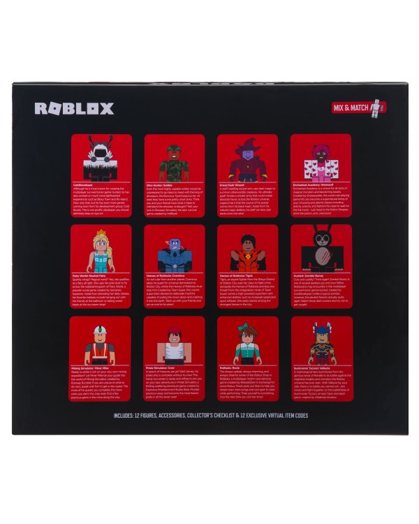 ROBLOX Коллекция фигурок, сезон 6, мультиупаковка 12 шт
