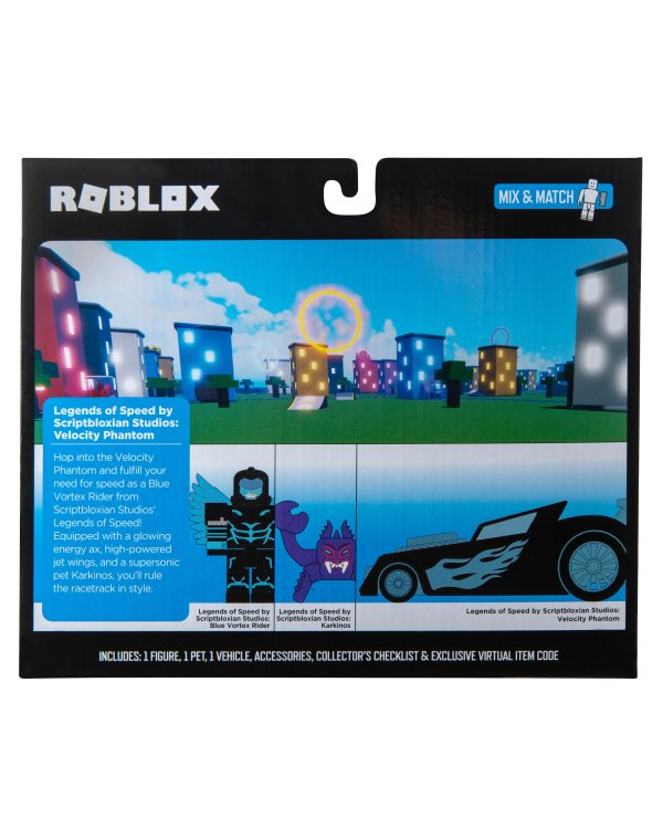 ROBLOX Игровой комлпект с машиной и двумя фигурками - Фантом (Legends of Speed by Scriptbloxian Studios: Velocity Phantom), W12