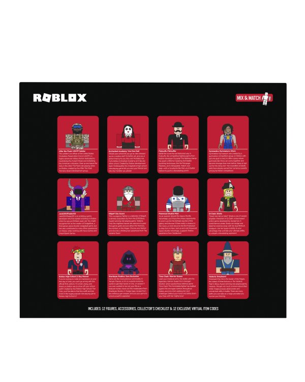 ROBLOX Коллекция фигурок, сезон 7, мультиупаковка 12 шт