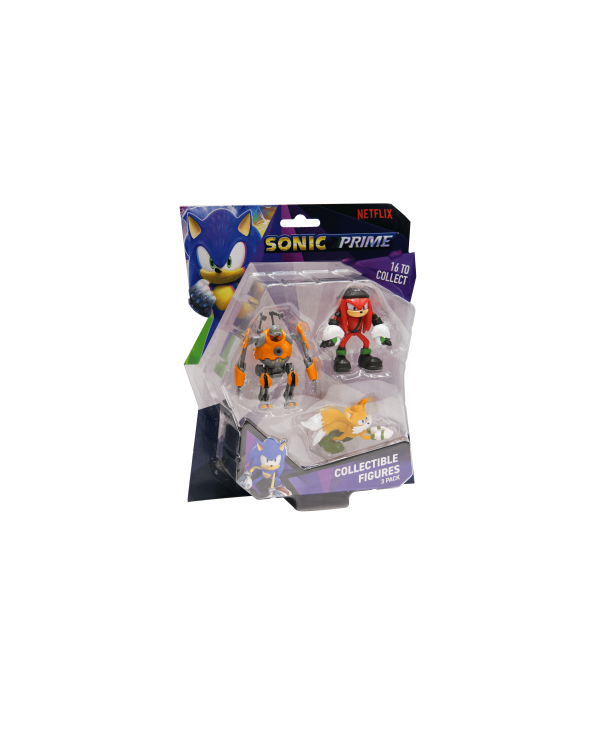 SONIC Комплект фигурок, 3 шт, 6.5 см