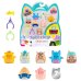 SQUISHMALLOWS SQUISH-A-LONGS Комплект фигурок, 8 шт, 2,5 см