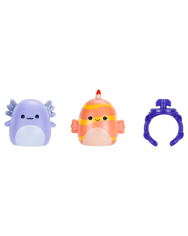 SQUISHMALLOWS SQUISH-A-LONGS Фигурки-сюрприз, 2 шт, 2,5 cm