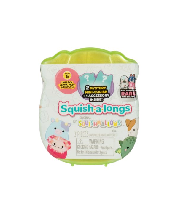 SQUISHMALLOWS SQUISH-A-LONGS Фигурки-сюрприз, 2 шт, 2,5 cm
