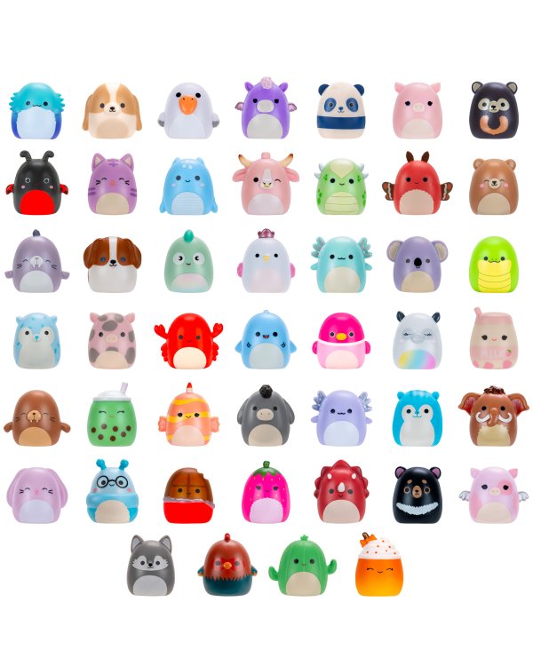 SQUISHMALLOWS SQUISH-A-LONGS Фигурки-сюрприз, 2 шт, 2,5 cm