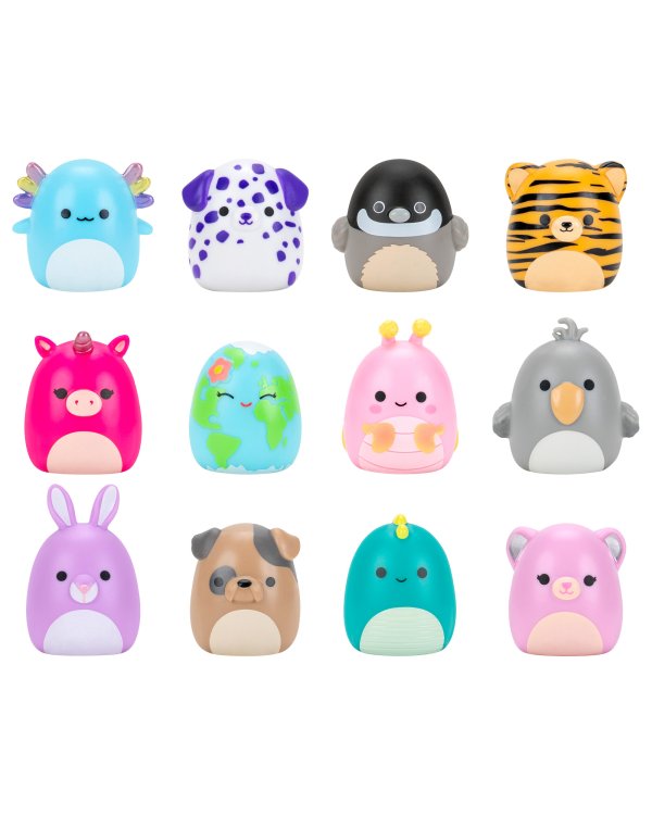 SQUISHMALLOWS Squish-a-longs Scribbles кейс с 2 мини-фигурками