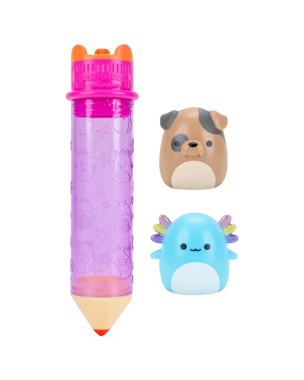 SQUISHMALLOWS Squish-a-longs Scribbles кейс с 2 мини-фигурками