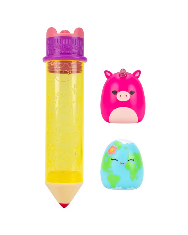 SQUISHMALLOWS Squish-a-longs Scribbles кейс с 2 мини-фигурками