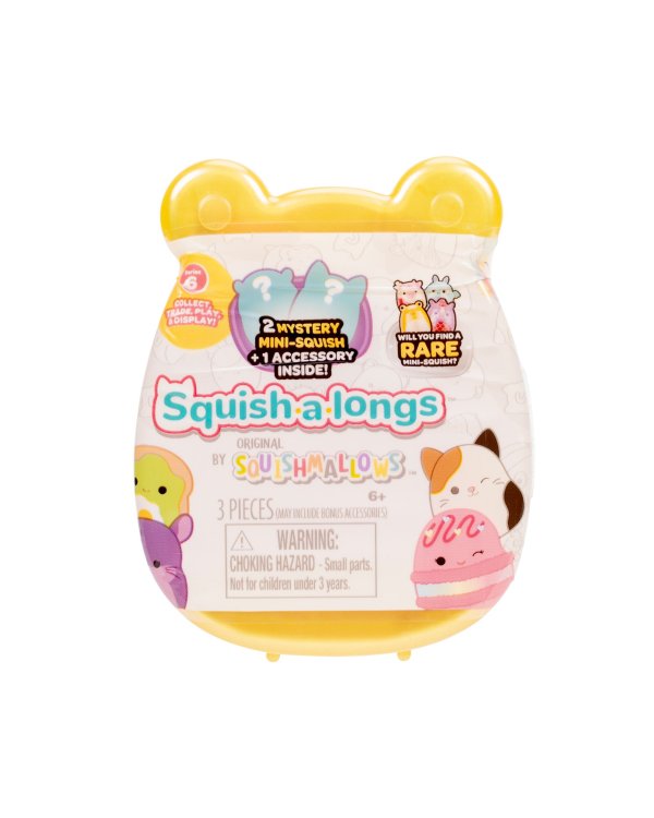 Дополнительное изображение книги «SQUISHMALLOWS SQUISH-A-LONGS Фигурки-сюрприз, 2 шт, 2,5 cm»