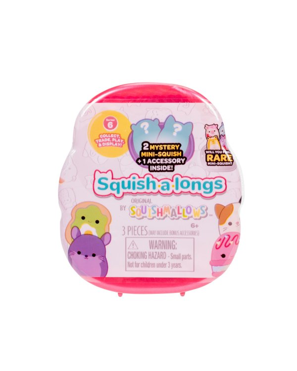 Дополнительное изображение книги «SQUISHMALLOWS SQUISH-A-LONGS Фигурки-сюрприз, 2 шт, 2,5 cm»