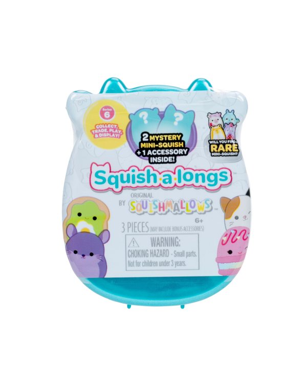 Дополнительное изображение книги «SQUISHMALLOWS SQUISH-A-LONGS Фигурки-сюрприз, 2 шт, 2,5 cm»