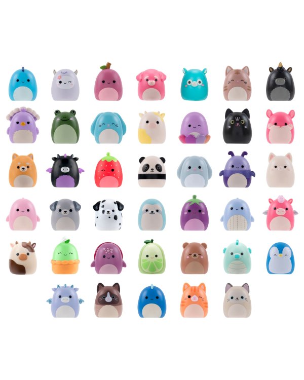 SQUISHMALLOWS SQUISH-A-LONGS Фигурки-сюрприз, 2 шт, 2,5 cm
