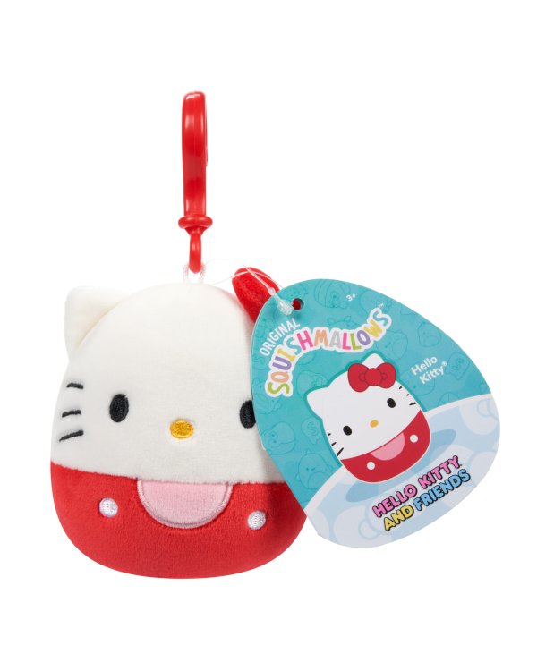 SQUISHMALLOWS HELLO KITTY W20 Плюшевый брелок, 8 см