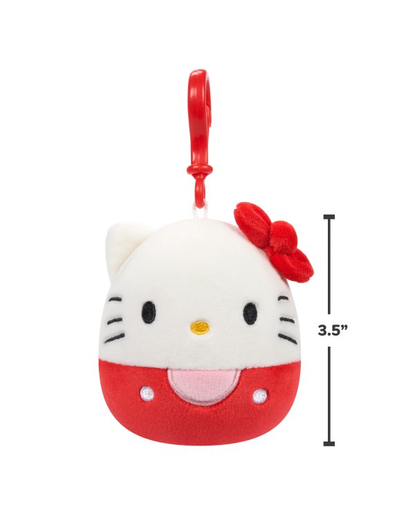 SQUISHMALLOWS HELLO KITTY W20 Плюшевый брелок, 8 см