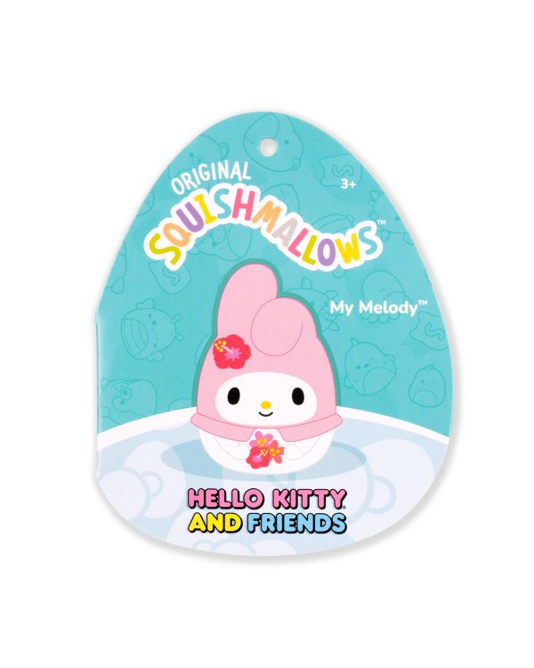 SQUISHMALLOWS HELLO KITTY W25 Плюшевый брелок, 8 см