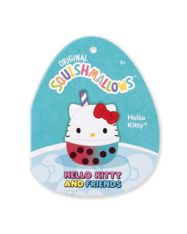 SQUISHMALLOWS HELLO KITTY Mystery Squad W25 Плюшевая игрушка-сюрприз с запахом, 12 см