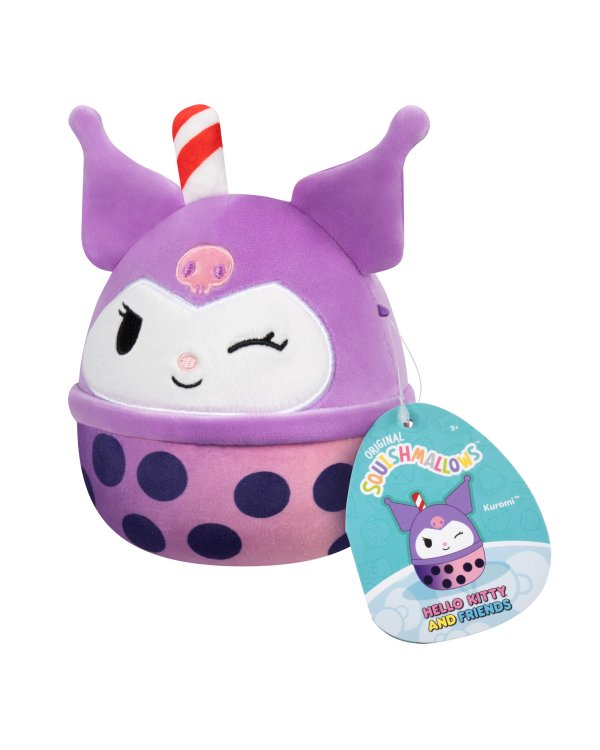 SQUISHMALLOWS HELLO KITTY Mystery Squad W25 Плюшевая игрушка-сюрприз с запахом, 12 см