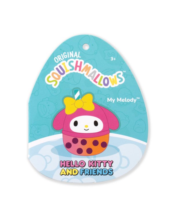 SQUISHMALLOWS HELLO KITTY Mystery Squad W25 Плюшевая игрушка-сюрприз с запахом, 12 см