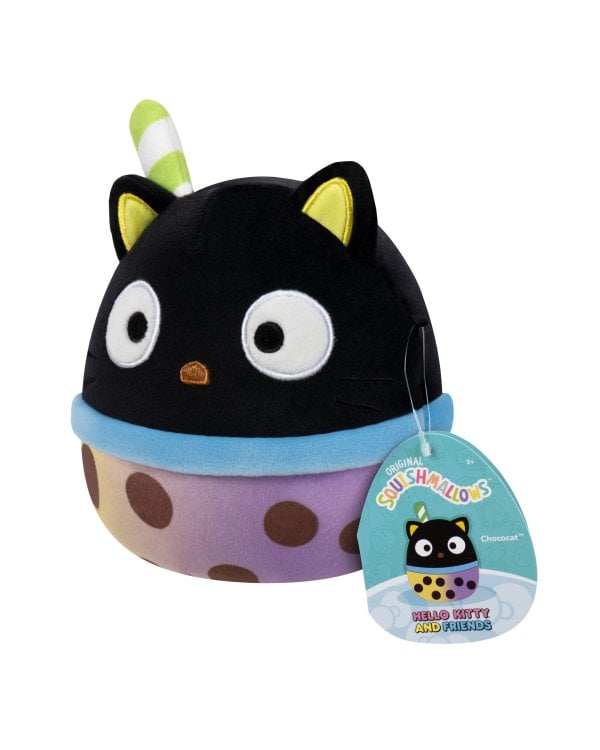 SQUISHMALLOWS HELLO KITTY Mystery Squad W25 Плюшевая игрушка-сюрприз с запахом, 12 см