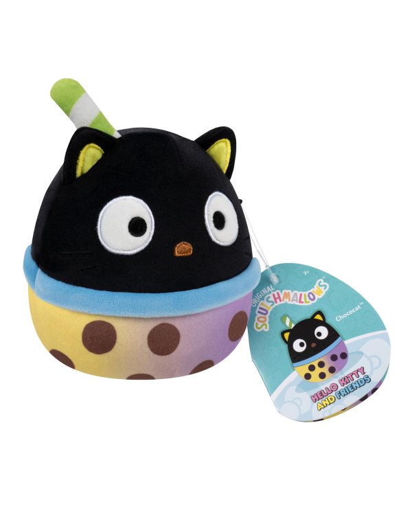 SQUISHMALLOWS HELLO KITTY Mystery Squad W25 Плюшевая игрушка-сюрприз с запахом, 12 см