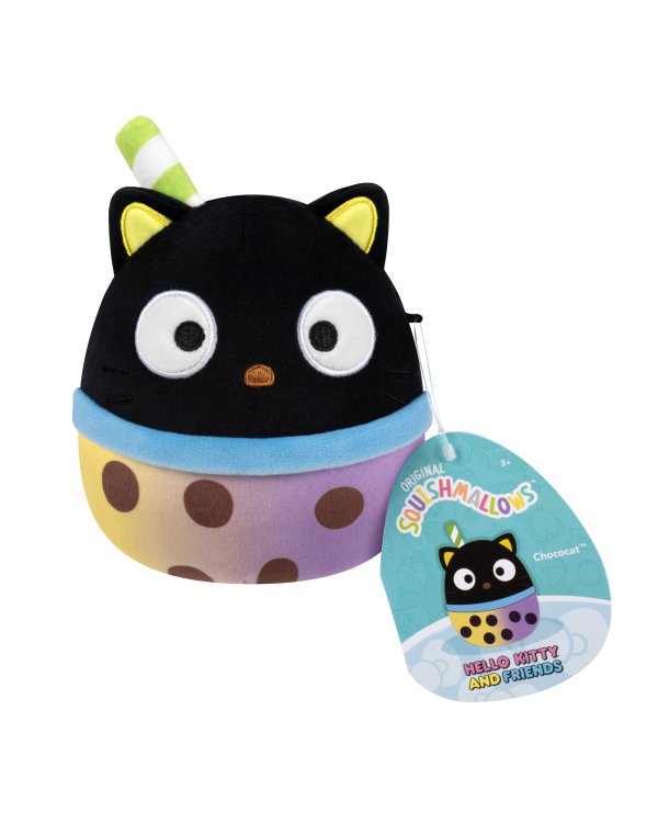 SQUISHMALLOWS HELLO KITTY Mystery Squad W25 Плюшевая игрушка-сюрприз с запахом, 12 см