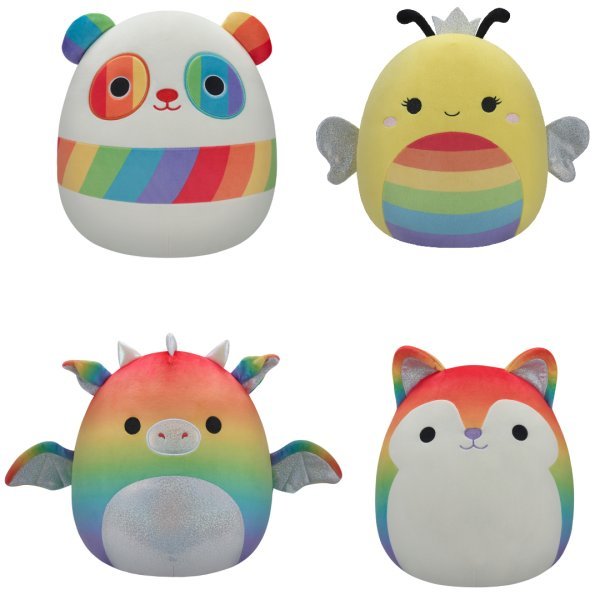 SQUISHMALLOWS W15 Rainbow Мягкая игрушка, 30 см