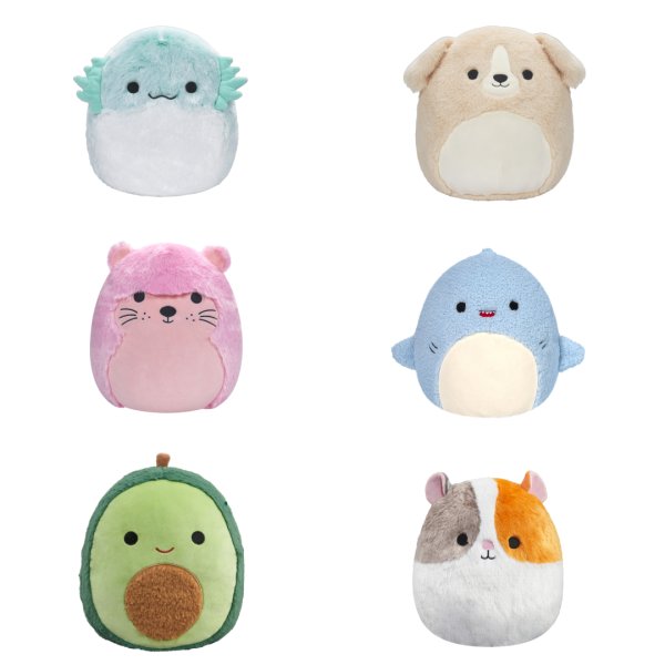SQUISHMALLOWS W18 Fuzz-A-Mallows Мягкая игрушка, 30 см