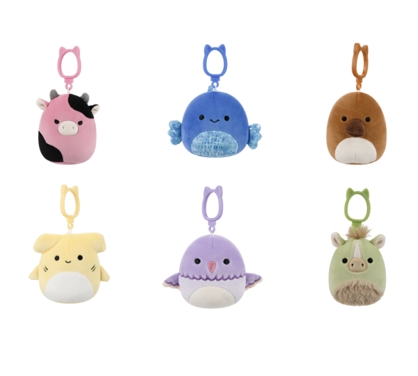 SQUISHMALLOWS W25 Плюшевый брелок, 8 см