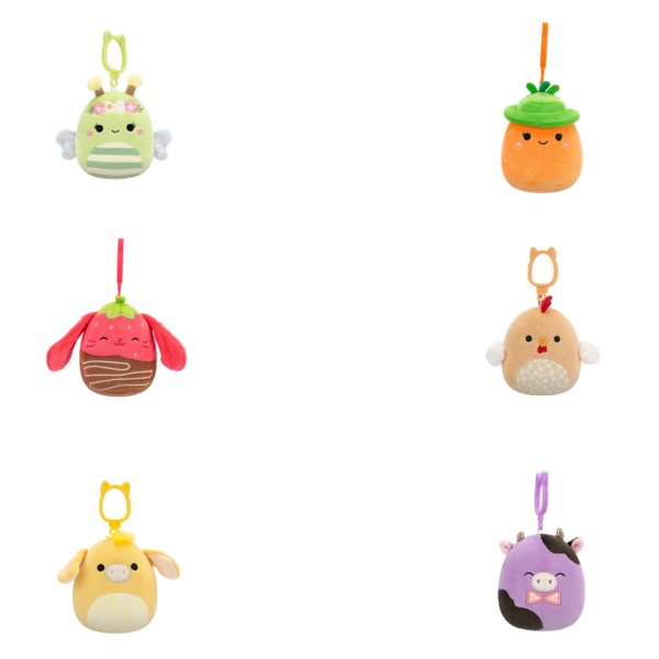 SQUISHMALLOWS Плюшевый брелок Пасхальная коллекция, 8 см
