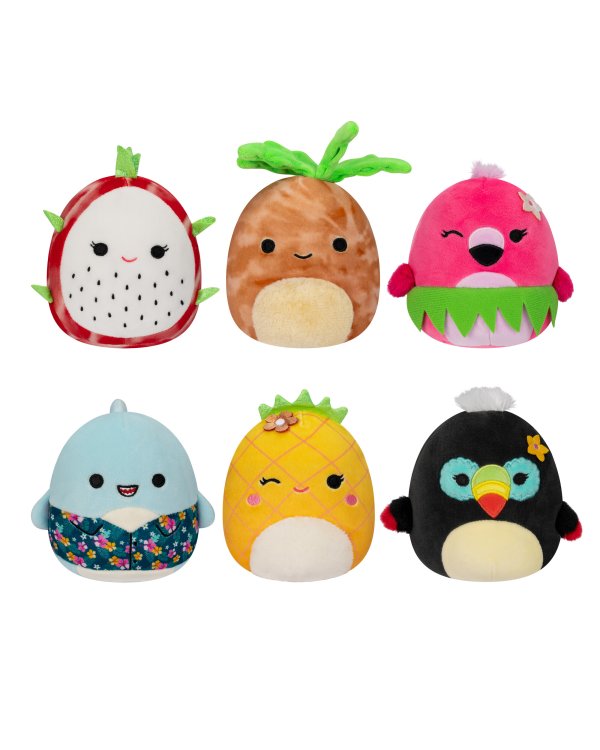 SQUISHMALLOWS Mystery Squad W15 Плюшевая игрушка-сюрприз с запахом, 12 см
