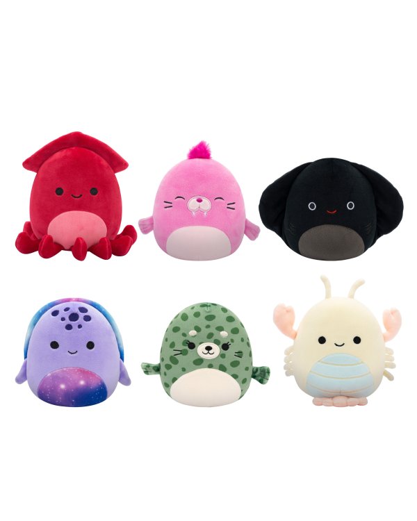 SQUISHMALLOWS Mystery Squad W20 Плюшевая игрушка-сюрприз с запахом, 12 см
