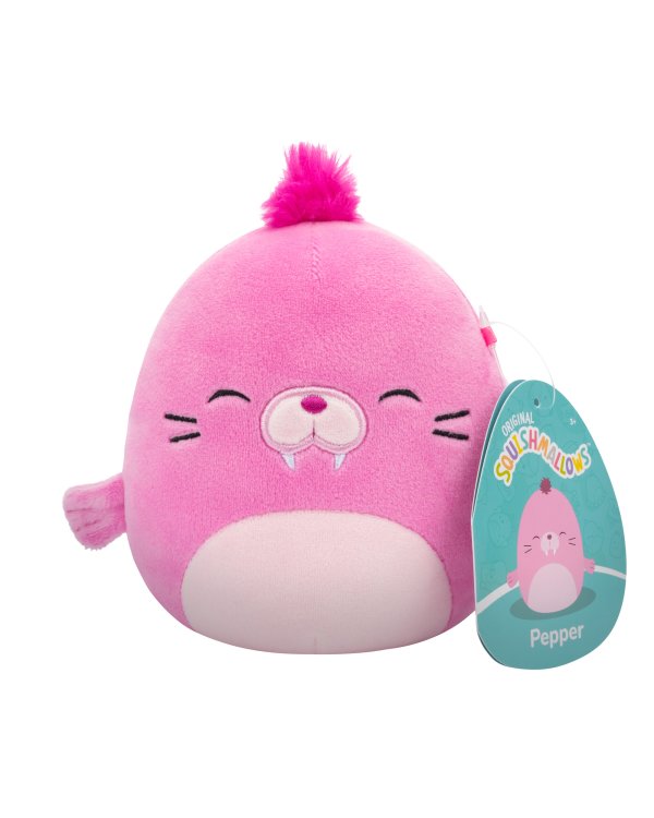 SQUISHMALLOWS Mystery Squad W20 Плюшевая игрушка-сюрприз с запахом, 12 см
