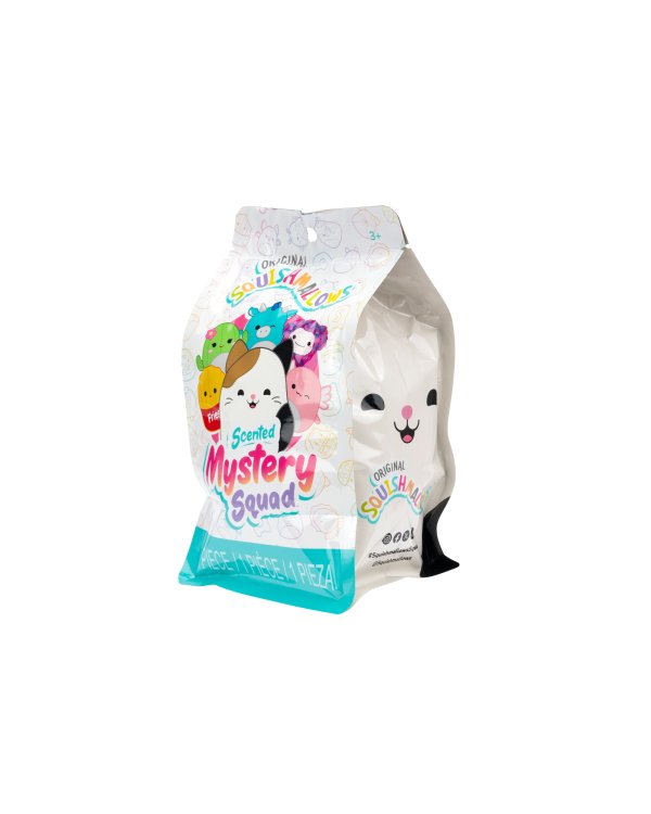 SQUISHMALLOWS Mystery Squad W21 Плюшевая игрушка-сюрприз с запахом, 12 см