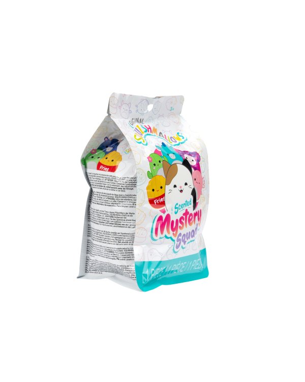 SQUISHMALLOWS Mystery Squad W21 Плюшевая игрушка-сюрприз с запахом, 12 см