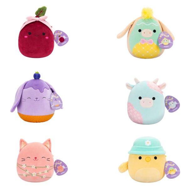 SQUISHMALLOWS Мягкая игрушка Пасхальная коллекция, 19 см