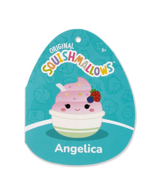SQUISHMALLOWS Mystery Squad W21 Плюшевая игрушка-сюрприз с запахом, 20 см