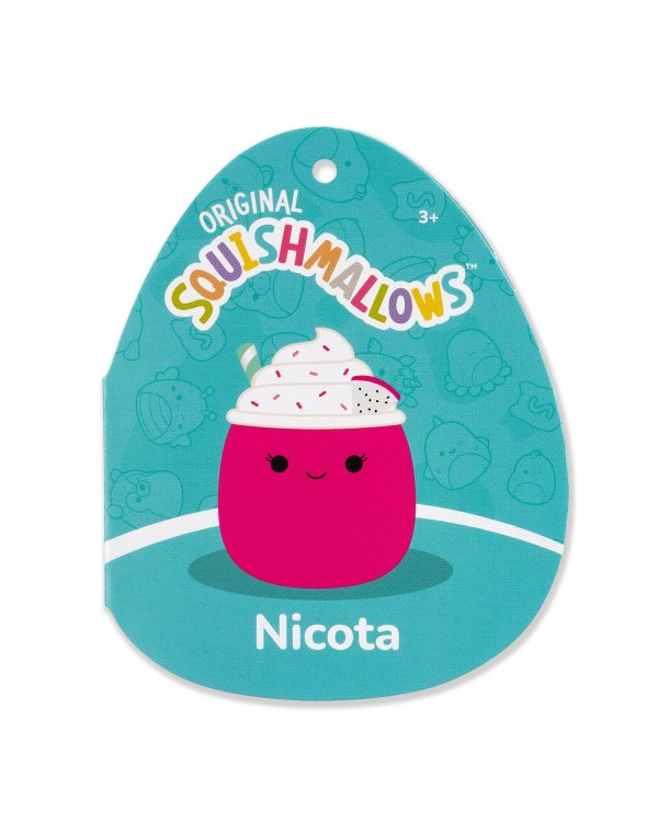 SQUISHMALLOWS Mystery Squad W21 Плюшевая игрушка-сюрприз с запахом, 20 см