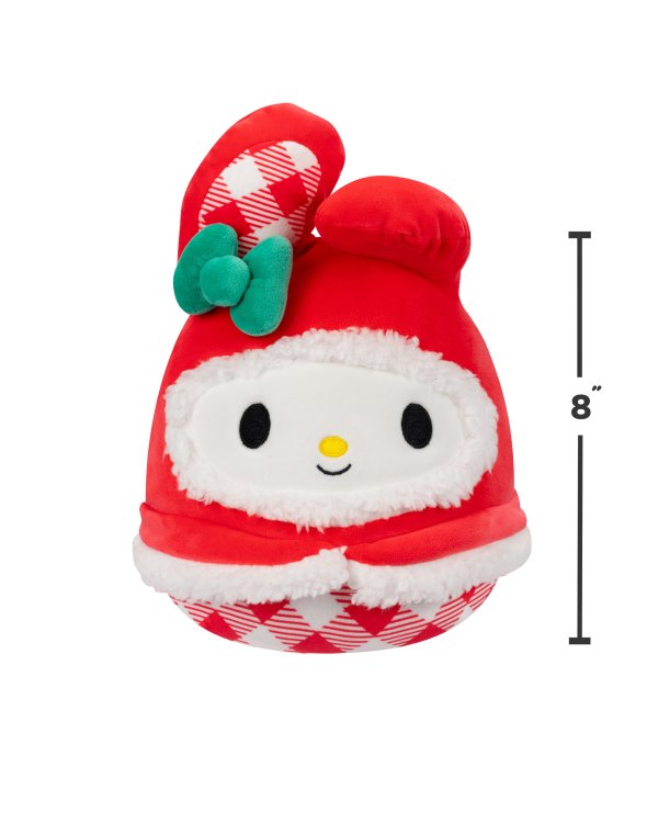 SQUISHMALLOWS HELLO KITTY Мягкая игрушка, рождественская коллекция, 20 см
